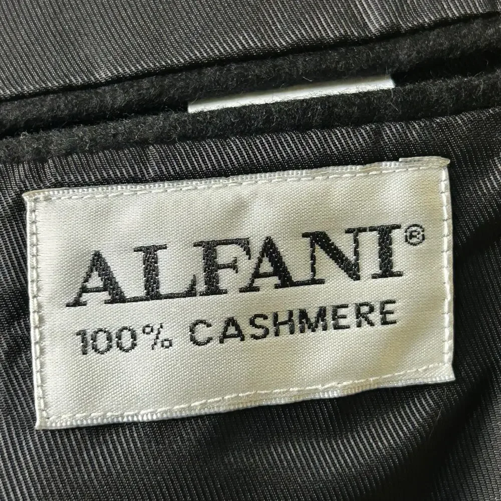 Alfani Mens Blazer Jacket‎ Suit Coat Size 40R Cashmere Black Workwear Business